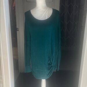 Chico's Deep Teal Long Sleeve Top